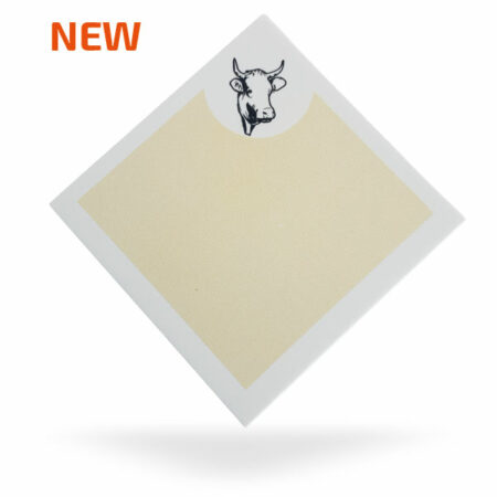 Cow-themed food-safe cardboard picks