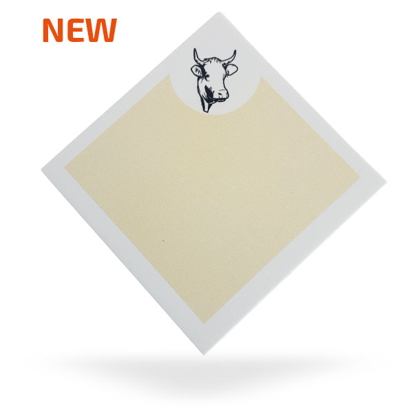 Cow-themed food-safe cardboard picks