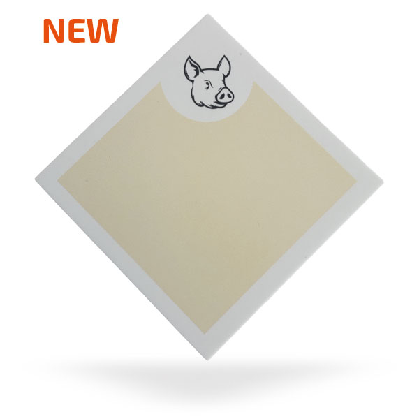 Pig-shaped food-grade cardboard picks