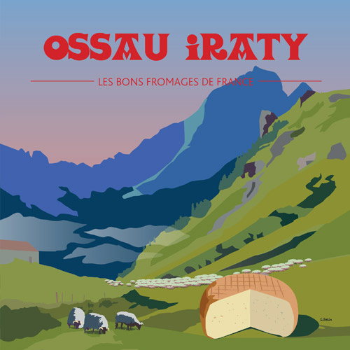 Affiche carrée Ossau Iraty