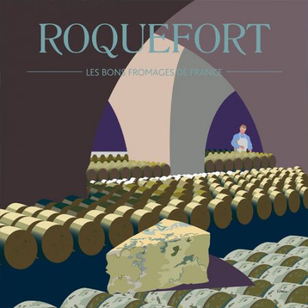 Affiche carrée Roquefort