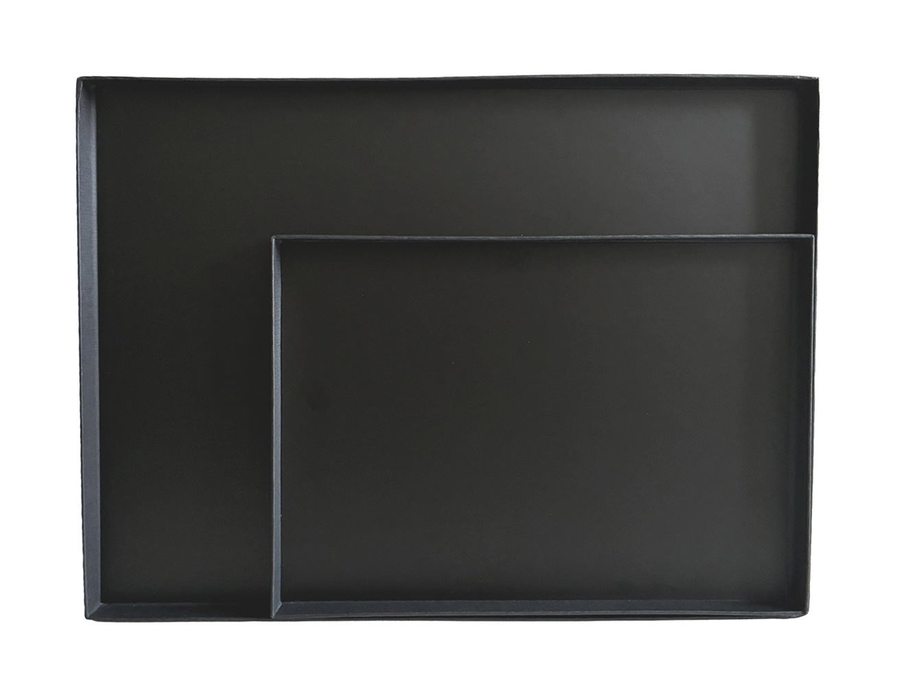 Vue de dessus des présentoirs à fromage Nora