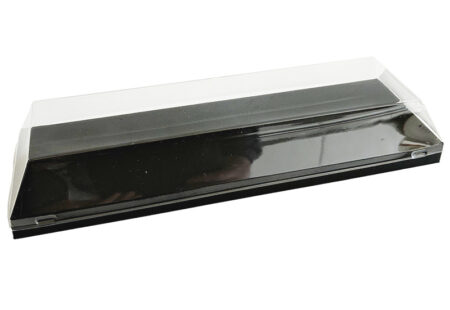 Étiquette blanche pour présenter les fromages de vache